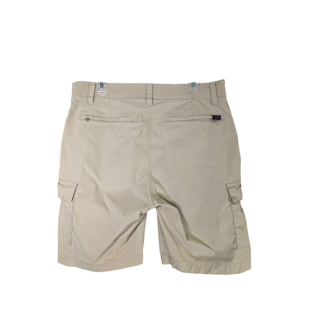 Wearfirst Cargo Shorts Mens 36 Khaki Stretch Cotton Nylon Utility Pockets - Picture 7 of 7